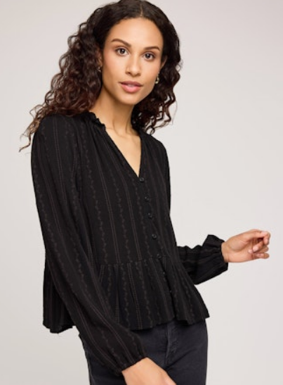 トップス and mary Luna cachecoeur tops black ANDMARY】Luna cachecoeur tops