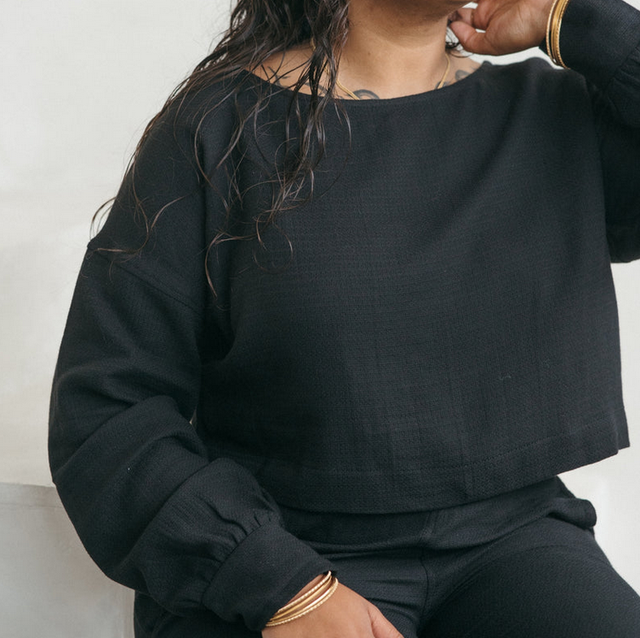 トップス and mary Luna cachecoeur tops black ANDMARY】Luna cachecoeur tops